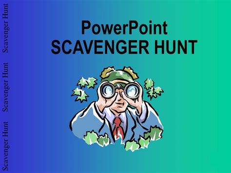 Scavenger Hunt Powerpoint Template